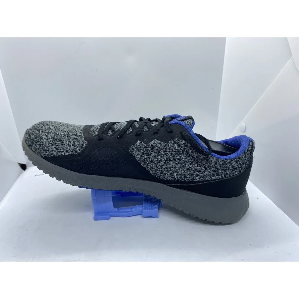 Mens Reebok Flexagon Flexweave Training Shoes Gray Black Blue 1Y3001 Size 10.5